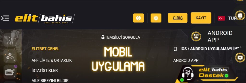 Elitbahis mobil uygulama